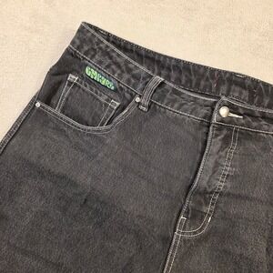 Empyre Jeans Mens 40x27 Black Baggy Skater Streetwear Y2K Grunge Gorp Core 40x27